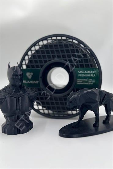 Valment Filament Siyah Premium PLA