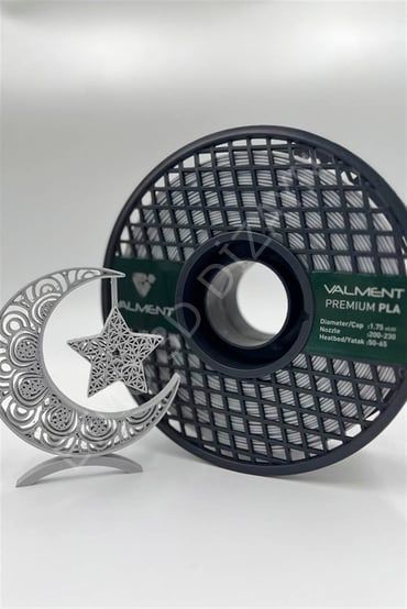 Valment Filament PLA + 1,75mm Premium Açık Gri