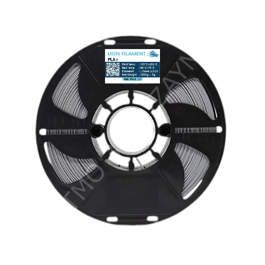 Lion Filament PLA Plus 1,75mm Premium Gümüş Gri